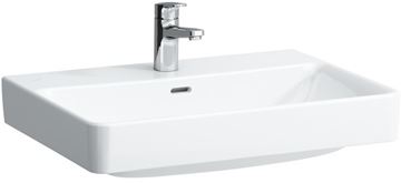 LAUFEN PRO S umyvadlo 65 cm, s otvorem pro baterii a přepadem, LCC