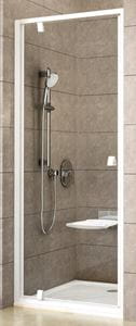 RAVAK PIVOT PDOP1 90 sprchové dveře 90x190 cm, pivotové, bílá/bílá/sklo transparent