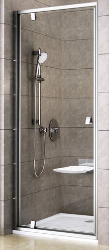 RAVAK PIVOT PDOP1 90 sprchové dveře 90x190 cm, pivotové, satin/sklo transparent 03G70U00Z1 Obrázek - Hlavní obrázek