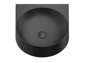 RAVAK YARD 400 umyvadlo 40,5 cm, bez přepadu, matná černá XJX0D040000 Obrázek - fotka