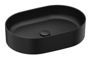 RAVAK CERAMIC 550 SLIM O umyvadlo na desku 55 cm, bez přepadu, matná černá
