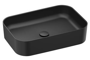 RAVAK CERAMIC 550 SLIM R umyvadlo na desku 55 cm, bez přepadu, matná černá
