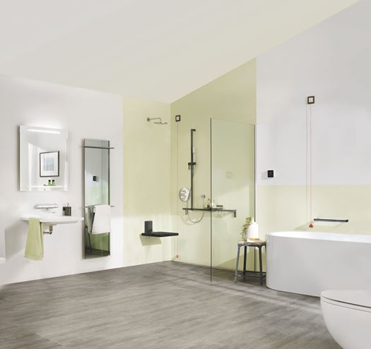 GROHE RAINSHOWER COSMOPOLITAN 210 horní sprcha pr. 210 mm, s ramenem, Water Saving, chrom 26062000 Obrázek - fotka