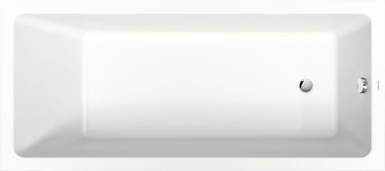 DURAVIT NO.1 vana 180x80 cm, bez nožiček, akrylát 700491000000000 Obrázek - Hlavní obrázek