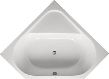 DURAVIT D-CODE rohová vana 140x140 cm, pro 2 osoby, bez nožiček, akrylát 700137000000000 Obrázek - fotka