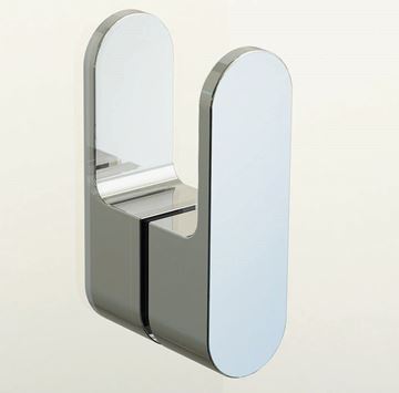 RAVAK CHROME CSD1 80 sprchové dveře 80x195 cm, lítací, satin/sklo transparent 0QV40U00Z1 Obrázek - fotka