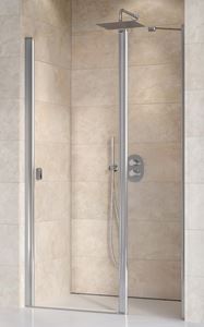 RAVAK CHROME CSD2 100 sprchové dveře 100x195 cm, lítací, lesk/sklo transparent