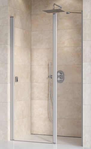RAVAK CHROME CSD2 100 sprchové dveře 100x195 cm, lítací, satin/sklo transparent 0QVACU00Z1 Obrázek - Hlavní obrázek