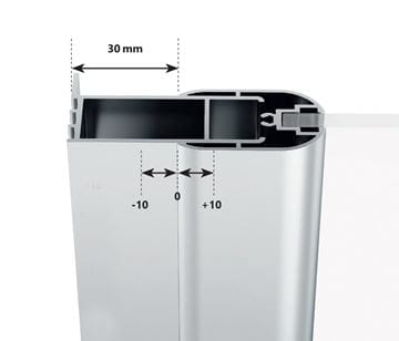 RAVAK CHROME CSD2 120 sprchové dveře 120x195 cm, lítací, satin/sklo transparent 0QVGCU00Z1 Obrázek - fotka