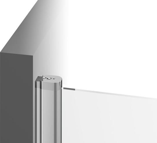 RAVAK CHROME CSD2 120 sprchové dveře 120x195 cm, lítací, satin/sklo transparent 0QVGCU00Z1 Obrázek - fotka