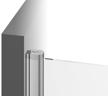 RAVAK CHROME CSDL2 120 sprchové dveře 120x195 cm, lítací, lesk/sklo transparent 0QVGCC0LZ1 Obrázek - fotka