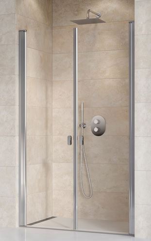 RAVAK CHROME CSDL2 120 sprchové dveře 120x195 cm, lítací, lesk/sklo transparent 0QVGCC0LZ1 Obrázek - Hlavní obrázek