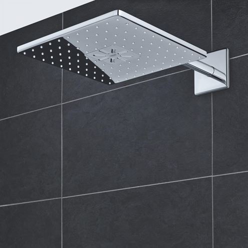 GROHE RAINSHOWER SMARTACTIVE 310 CUBE horní sprcha 310x310 mm, 2 proudy, s ramenem, chrom 26479000 Obrázek - fotka