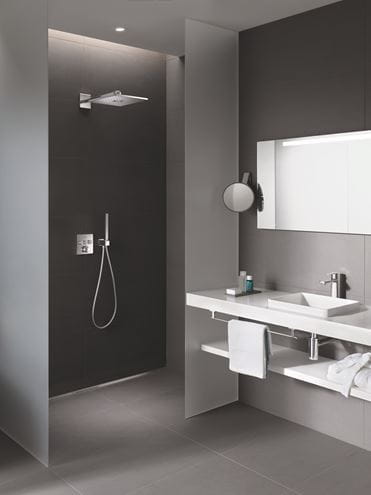 GROHE RAINSHOWER SMARTACTIVE 310 CUBE horní sprcha 310x310 mm, 2 proudy, s ramenem, chrom 26479000 Obrázek - fotka