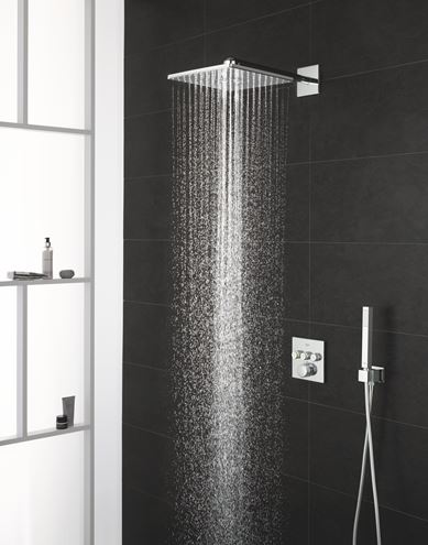 GROHE RAINSHOWER SMARTACTIVE 310 CUBE horní sprcha 310x310 mm, 2 proudy, s ramenem, chrom 26479000 Obrázek - fotka