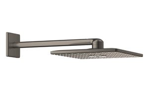 GROHE RAINSHOWER SMARTACTIVE 310 CUBE horní sprcha 310x310 mm, 2 proudy, s ramenem, kartáčovaný hard graphite