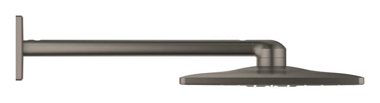 GROHE RAINSHOWER SMARTACTIVE 310 CUBE horní sprcha 310x310 mm, 2 proudy, s ramenem, kartáčovaný hard graphite 26479AL0 Obrázek - fotka