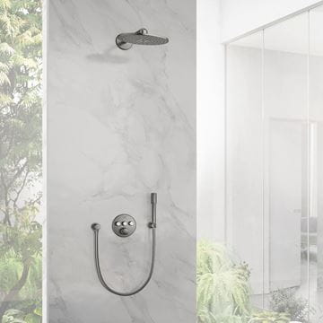 GROHE RAINSHOWER SMARTACTIVE 310 horní sprcha pr. 310 mm, 2 proudy, s ramenem, supersteel 26475DC0 Obrázek - fotka