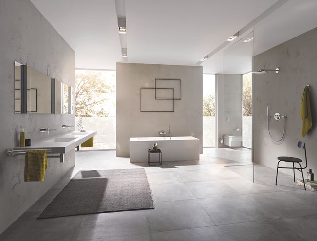 GROHE RAINSHOWER SMARTACTIVE 310 horní sprcha pr. 310 mm, 2 proudy, s ramenem, supersteel 26475DC0 Obrázek - fotka