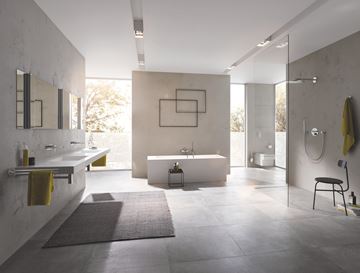 GROHE RAINSHOWER SMARTACTIVE 310 horní sprcha pr. 310 mm, 2 proudy, s ramenem, supersteel 26475DC0 Obrázek - fotka