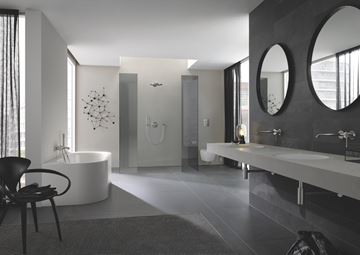GROHE RAINSHOWER SMARTACTIVE 310 horní sprcha pr. 310 mm, 2 proudy, s ramenem, supersteel 26475DC0 Obrázek - fotka