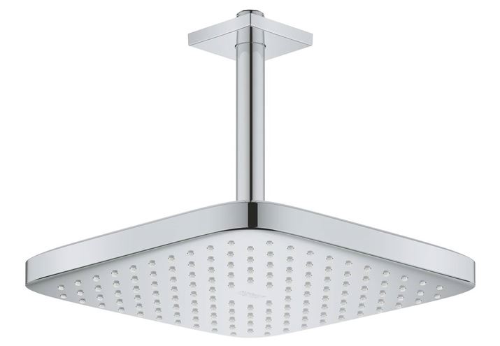 GROHE TEMPESTA 250 CUBE horní sprcha 250x250 mm, s ramenem, Water Saving, chrom 26683000 Obrázek - fotka