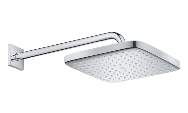 GROHE TEMPESTA 250 CUBE horní sprcha 250x250 mm, s ramenem, Water Saving, chrom 26682000 Obrázek - fotka