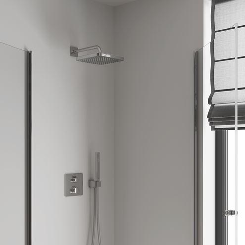 GROHE TEMPESTA 250 CUBE horní sprcha 250x250 mm, s ramenem, Water Saving, chrom 26682000 Obrázek - fotka