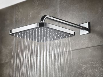 GROHE TEMPESTA 250 CUBE horní sprcha 250x250 mm, s ramenem, Water Saving, bílá/chrom 26687000 Obrázek - fotka