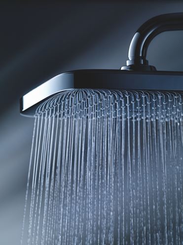 GROHE TEMPESTA 250 CUBE horní sprcha 250x250 mm, s ramenem, Water Saving, bílá/chrom 26687000 Obrázek - fotka