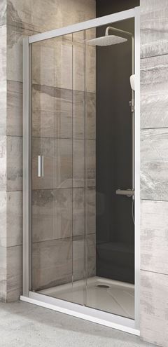 RAVAK BLIX BLDP2 120 sprchové dveře 120x190 cm, posuvné, chrom lesk/sklo transparent 0PVG0C00Z1 Obrázek - Hlavní obrázek