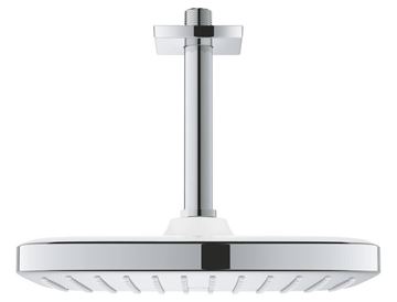 GROHE TEMPESTA 250 CUBE horní sprcha 250x250 mm, s ramenem, Water Saving, bílá/chrom