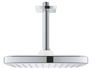 GROHE TEMPESTA 250 CUBE horní sprcha 250x250 mm, s ramenem, Water Saving, bílá/chrom
