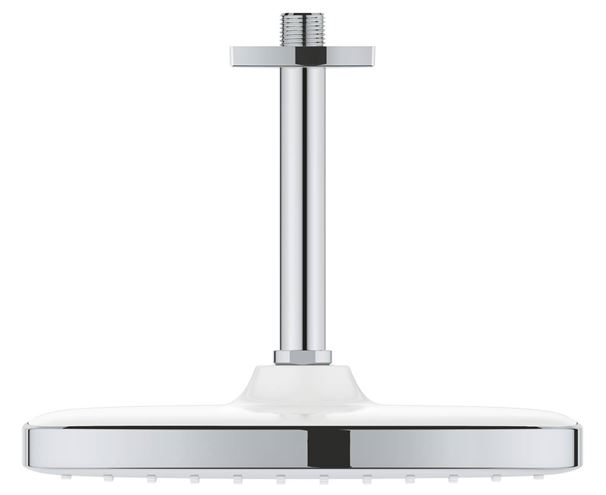 GROHE TEMPESTA 250 CUBE horní sprcha 250x250 mm, s ramenem, Water Saving, bílá/chrom 26688000 Obrázek - fotka