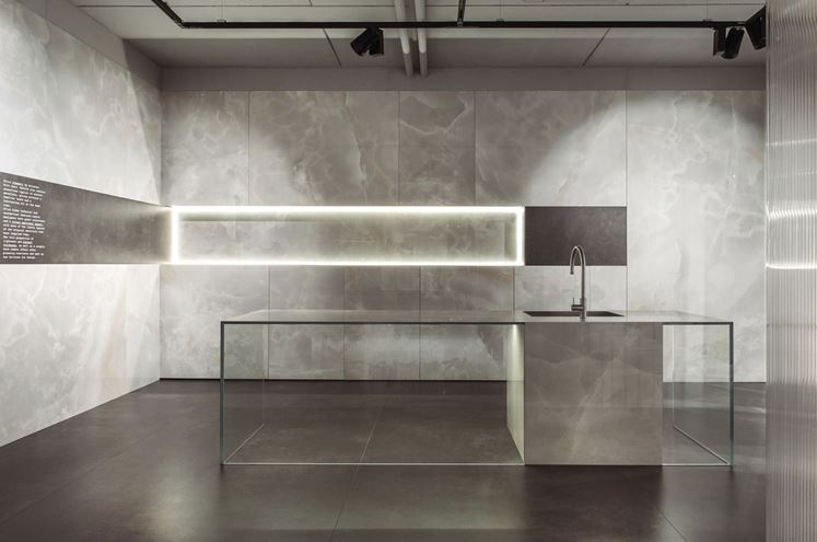 ARIOSTEA ULTRA ONICI dlažba 75x150cm, onice grigio UO6S157411 Obrázek - fotka