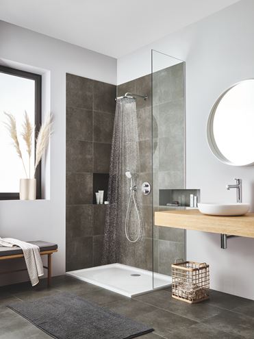 GROHE TEMPESTA 250 horní sprcha pr. 250 mm, s ramenem, Water Saving, chrom 26663000 Obrázek - fotka