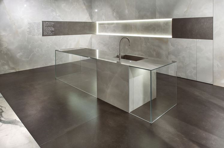 ARIOSTEA ULTRA ONICI dlažba 150x150cm, onice grigio UO6L150411 Obrázek - fotka