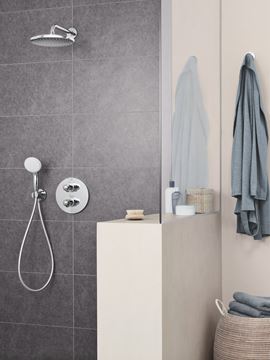 GROHE TEMPESTA 250 horní sprcha pr. 250 mm, s ramenem, Water Saving, bílá/chrom 26668000 Obrázek - fotka