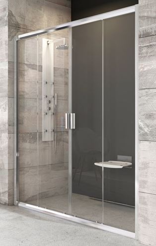 RAVAK BLIX BLDP4 140 sprchové dveře 140x190 cm, posuvné, chrom lesk/sklo transparent 0YVM0C00Z1 Obrázek - Hlavní obrázek