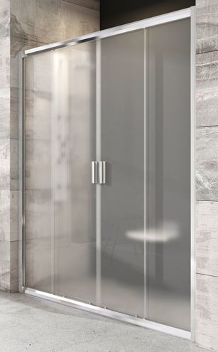 RAVAK BLIX BLDP4 140 sprchové dveře 140x190 cm, posuvné, chrom lesk/sklo grape 0YVM0C00ZG Obrázek - Hlavní obrázek