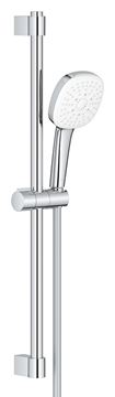 GROHE TEMPESTA CUBE 110 sprchová souprava 3-dílná, ruční sprcha 110x110 mm, 3 proudy, hadice, tyč, Water Saving, chrom