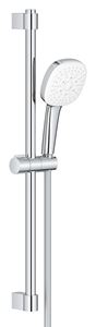 GROHE TEMPESTA CUBE 110 sprchová souprava 3-dílná, ruční sprcha 110x110 mm, 3 proudy, hadice, tyč, Water Saving, chrom