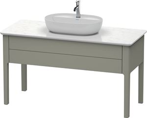 DURAVIT LUV skříňka pod umyvadlo 133,8x57x74,3 cm, 1 zásuvka, Push-open, Stone šedá satén mat