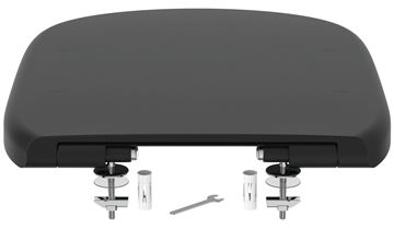 IDEAL STANDARD TESI WC sedátko, SoftClose, hedvábná černá T3529V3 Obrázek - fotka