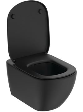 IDEAL STANDARD TESI WC sedátko, SoftClose, hedvábná černá T3529V3 Obrázek - fotka