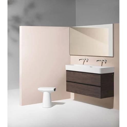 LAUFEN SPACE skříňka pod umyvadlo 118,5x40,8x50 cm, 2 zásuvky, tmavý jilm H4102221601031 Obrázek - fotka