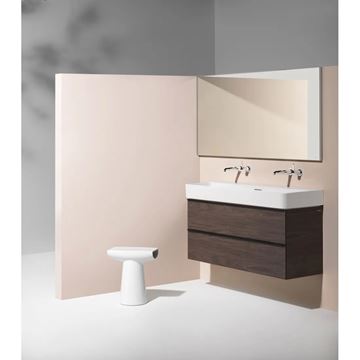 LAUFEN SPACE skříňka pod umyvadlo 118,5x40,8x50 cm, 2 zásuvky, tmavý jilm H4102221601031 Obrázek - fotka