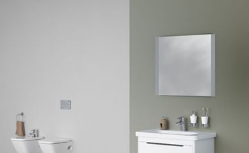 DŘEVOJAS MORETO ZCOT 80 zrcadlo 80x70 cm, s osvětlením, s regulací stmívání, s vyhříváním 003876 Obrázek - fotka