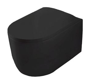 ARTCERAM MONET závěsné WC, Rimless splachování, matná černá