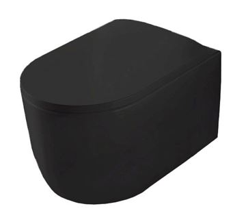 ARTCERAM MONET závěsné WC, Rimless splachování, matná černá